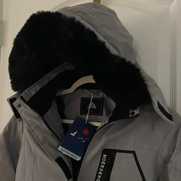 MOERDENG Women's Waterproof Ski Jacket Warm Winter Snow Coat Mountain Hooded SM - Picture 3 of 6